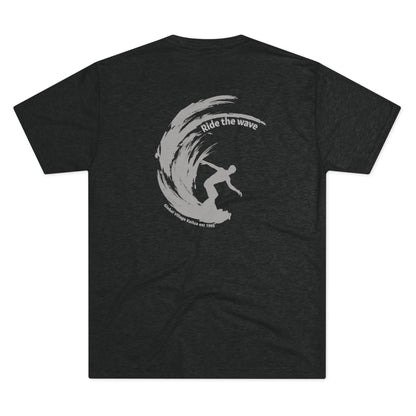 Ride the Wave Unisex Triblend Crew Tee