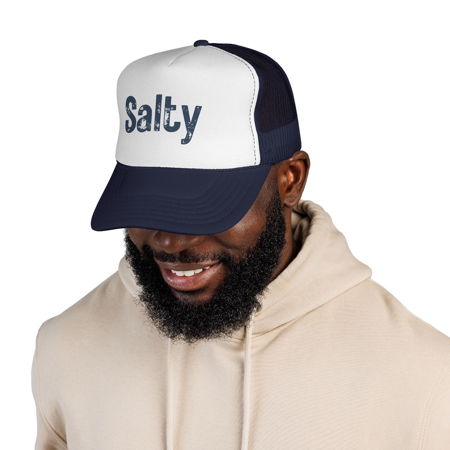 Salty Trucker Hat | Beach-Inspired Mesh Cap