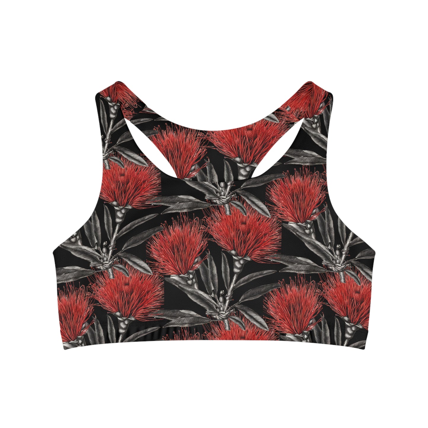 Seamless Sports Bra ʻŌhiʻa Lehua