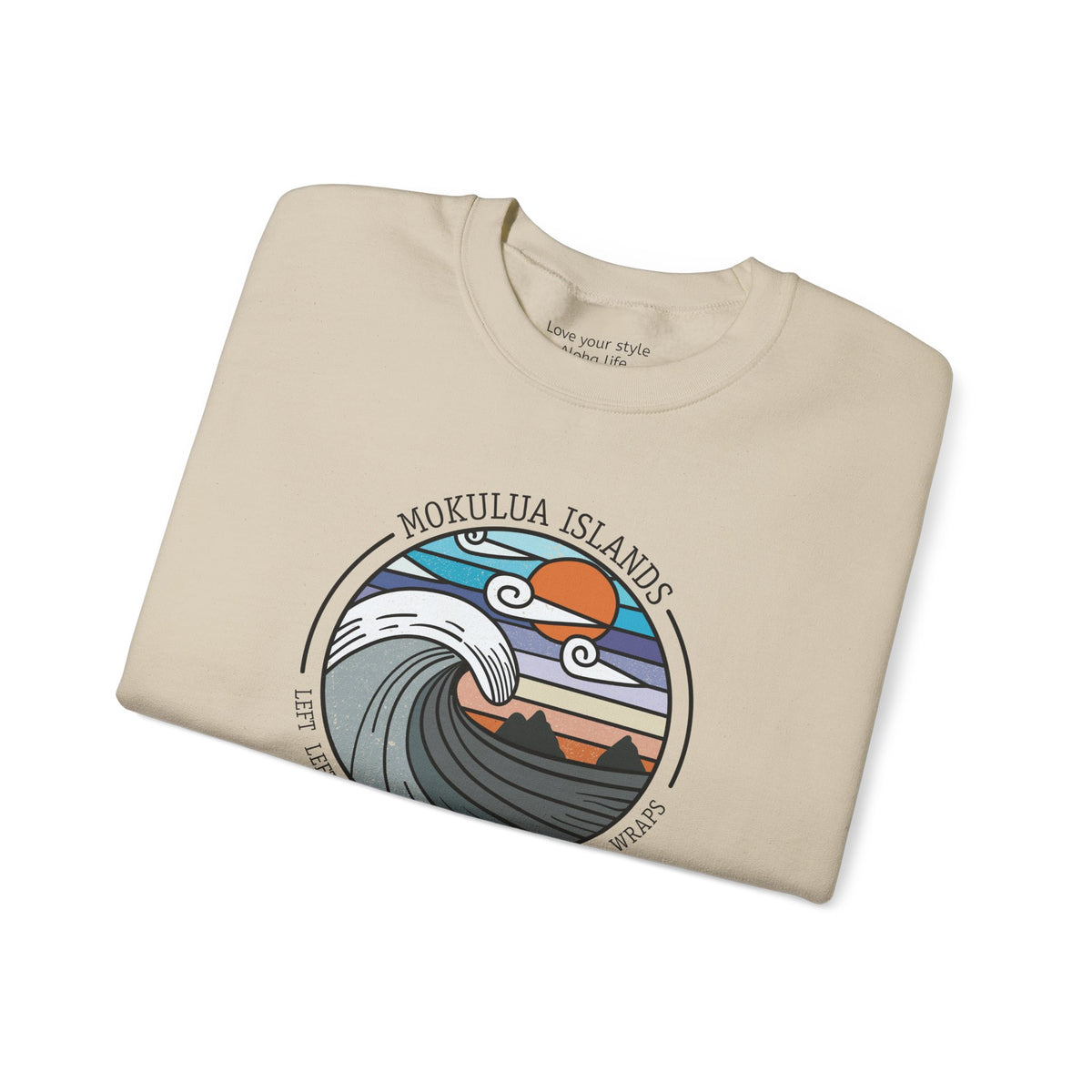 Mokulua Islands Surf Spots Graphic Sweatshirt
