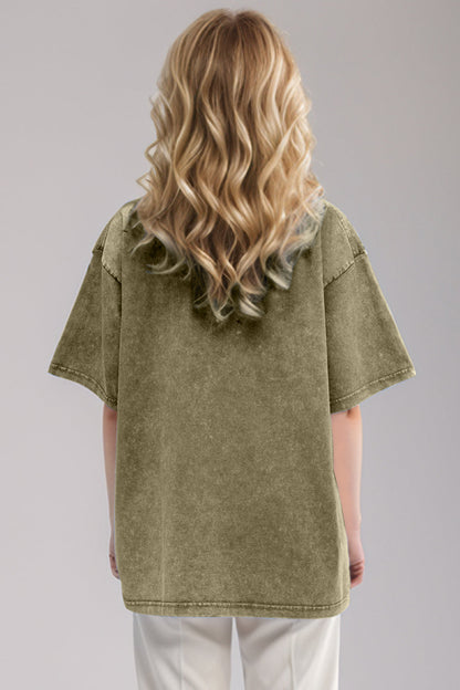 Basic Bae Cotton Round Neck Half Sleeve Tee