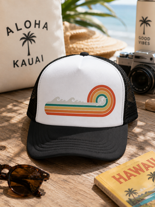 Retro Surfer Trucker Hat