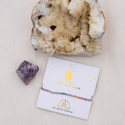 "You are my Sunshine" Goddess Bracelet