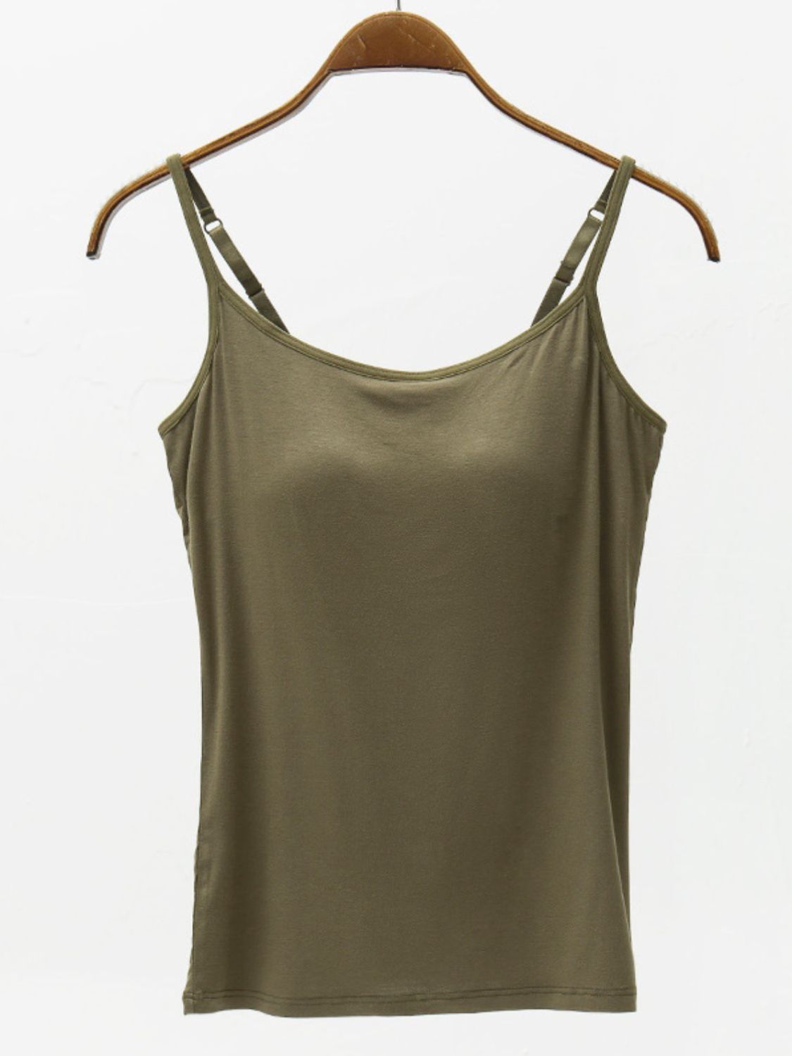 Adjustable Strap Modal Cami with Padding - Global Village Kailua Boutique