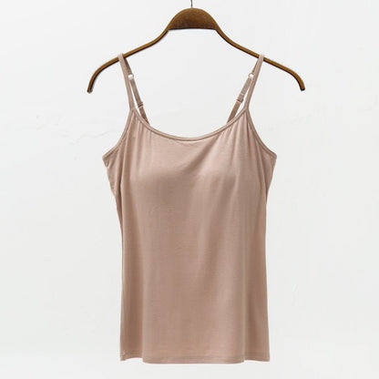 Adjustable Strap Modal Cami with Padding - Global Village Kailua Boutique