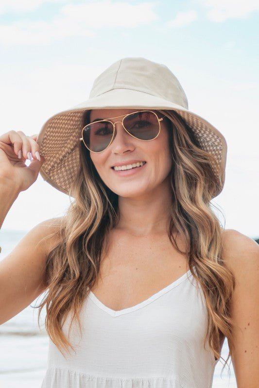 Bow Accent Cargo Hats - Global Village Kailua Boutique