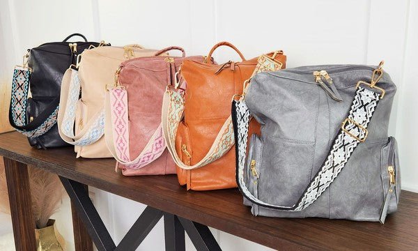 Charis Convertible Vegan Leather Backpack - Global Village Kailua Boutique