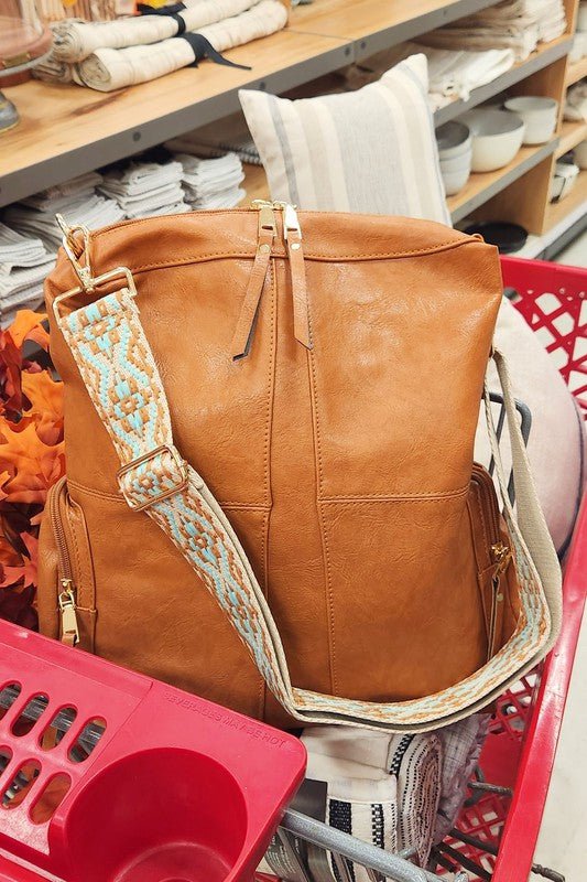 Charis Convertible Vegan Leather Backpack - Global Village Kailua Boutique