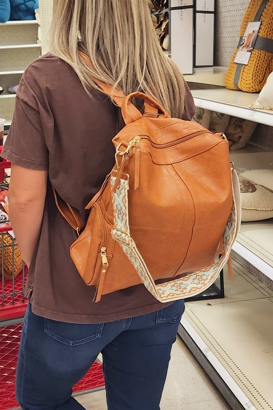 Charis Convertible Vegan Leather Backpack - Global Village Kailua Boutique