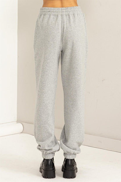 Cute Take High - Waisted Pintuck Sweatpants - Global Village Kailua Boutique