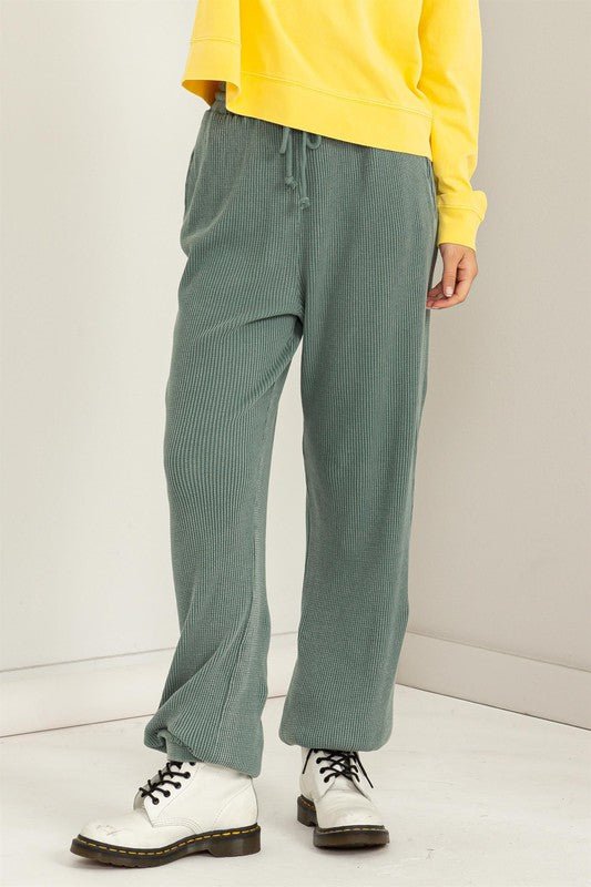 Days Off High - Waisted Sweatpants - Global Village Kailua Boutique