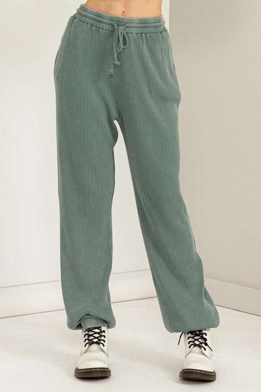 Days Off High - Waisted Sweatpants - Global Village Kailua Boutique