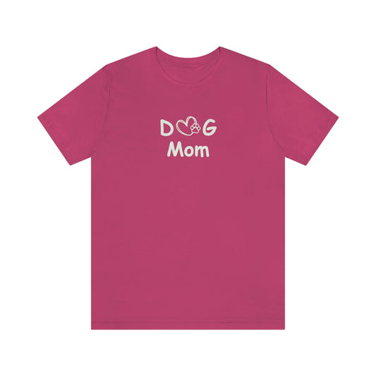 Dog Mom Graphic T-Shirt Berry