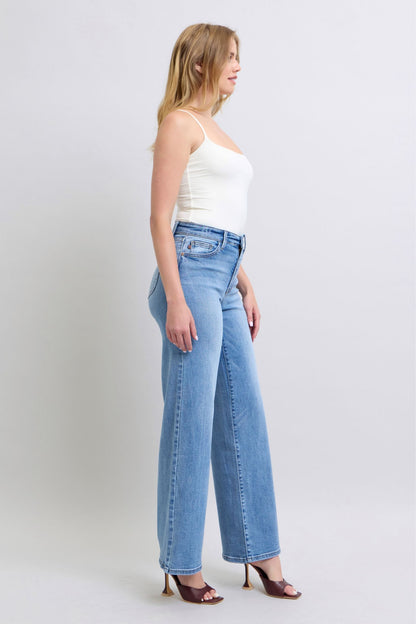 Judy Blue Wide Leg High Waist Jeans with Pockets