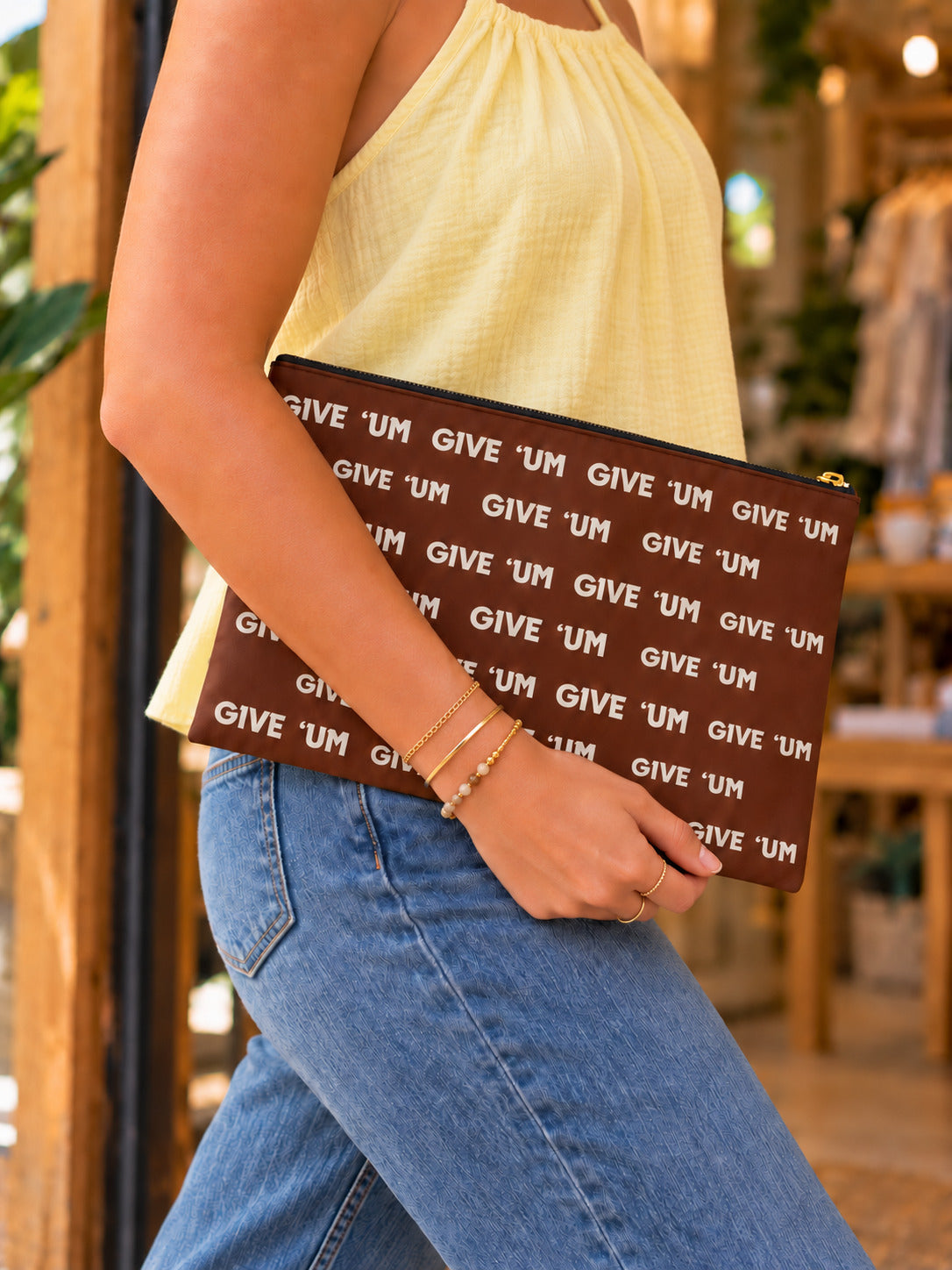Give ’Um Zip Pouch
