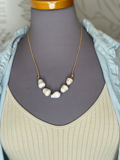 5 Cone Shell Necklace
