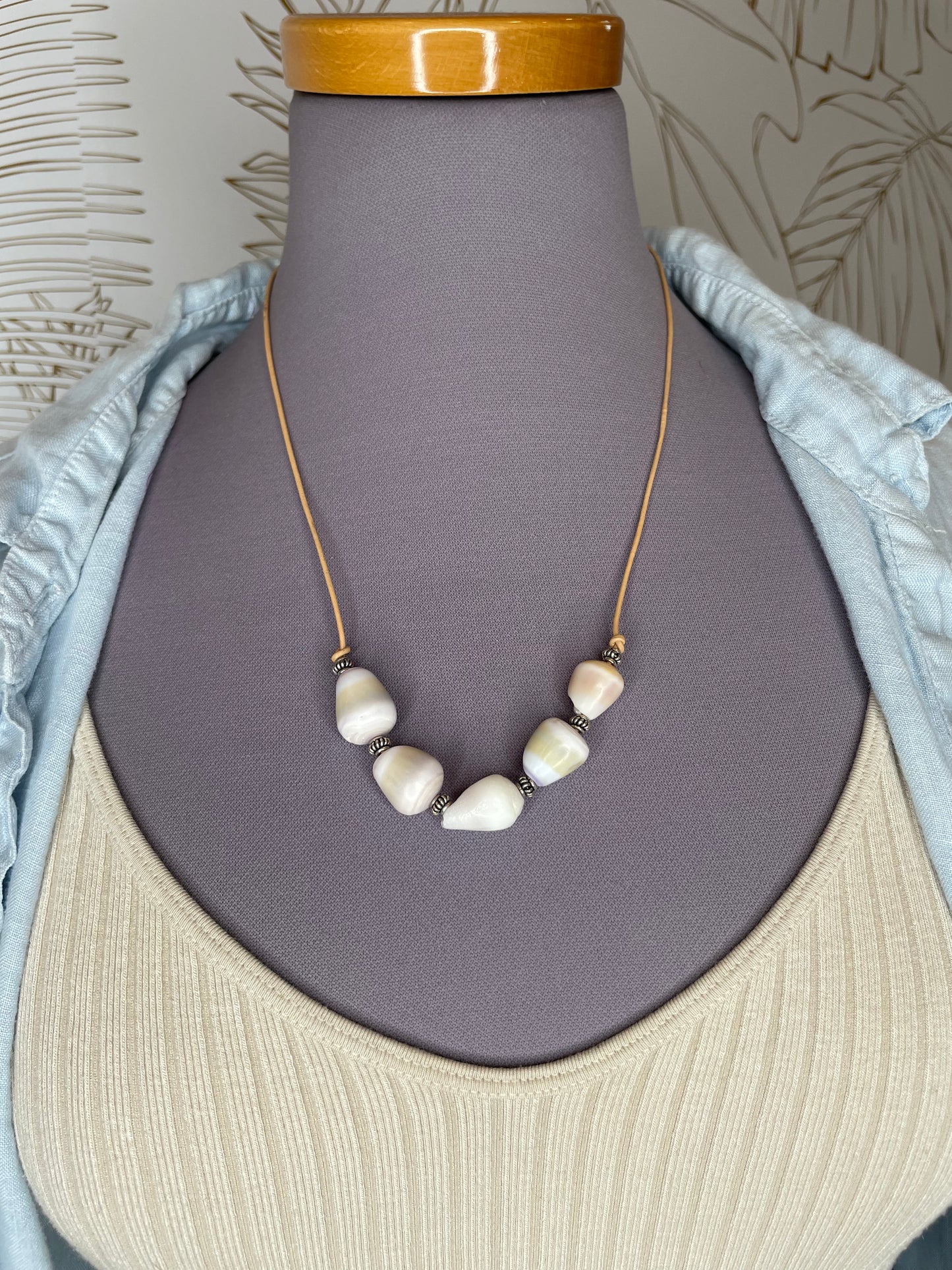 5 Cone Shell Necklace