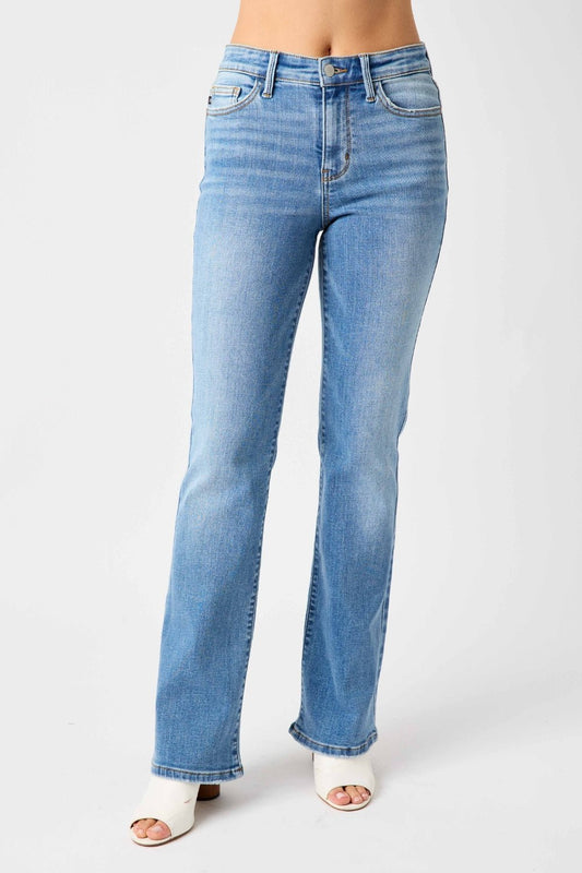 Judy Blue High Waist Straight Jeans - Global Village Kailua Boutique