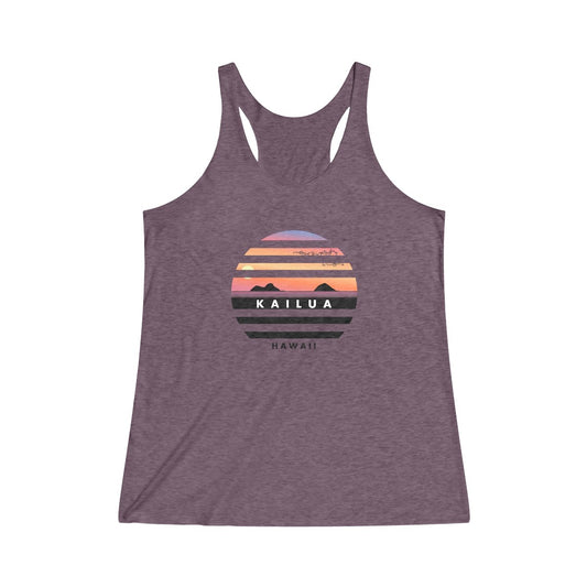 Racerback Graphic Tank Stripes Mokulua