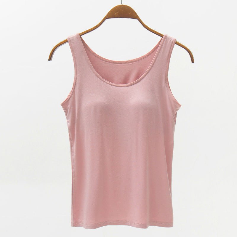 Modal Tank with Bra Padding - Global Village Kailua Boutique