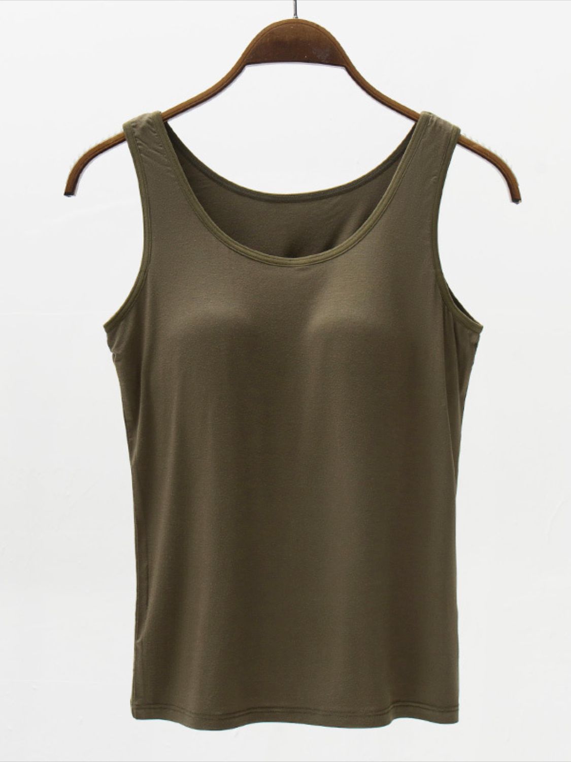 Modal Tank with Bra Padding - Global Village Kailua Boutique