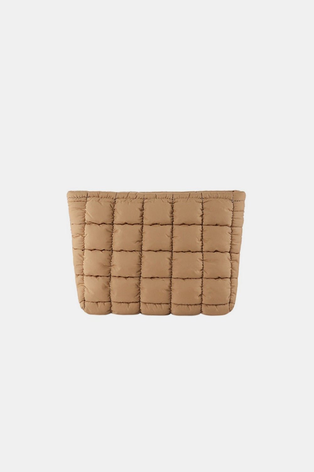 Quilted Puffy Zipper Clutch Bag - Global Village Kailua Boutique