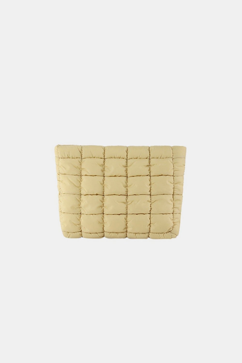 Quilted Puffy Zipper Clutch Bag - Global Village Kailua Boutique