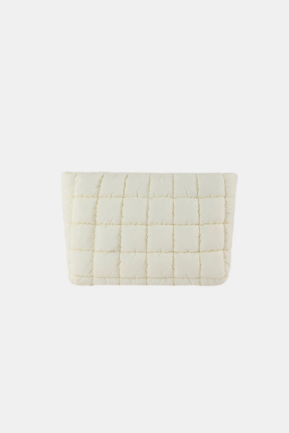 Quilted Puffy Zipper Clutch Bag - Global Village Kailua Boutique