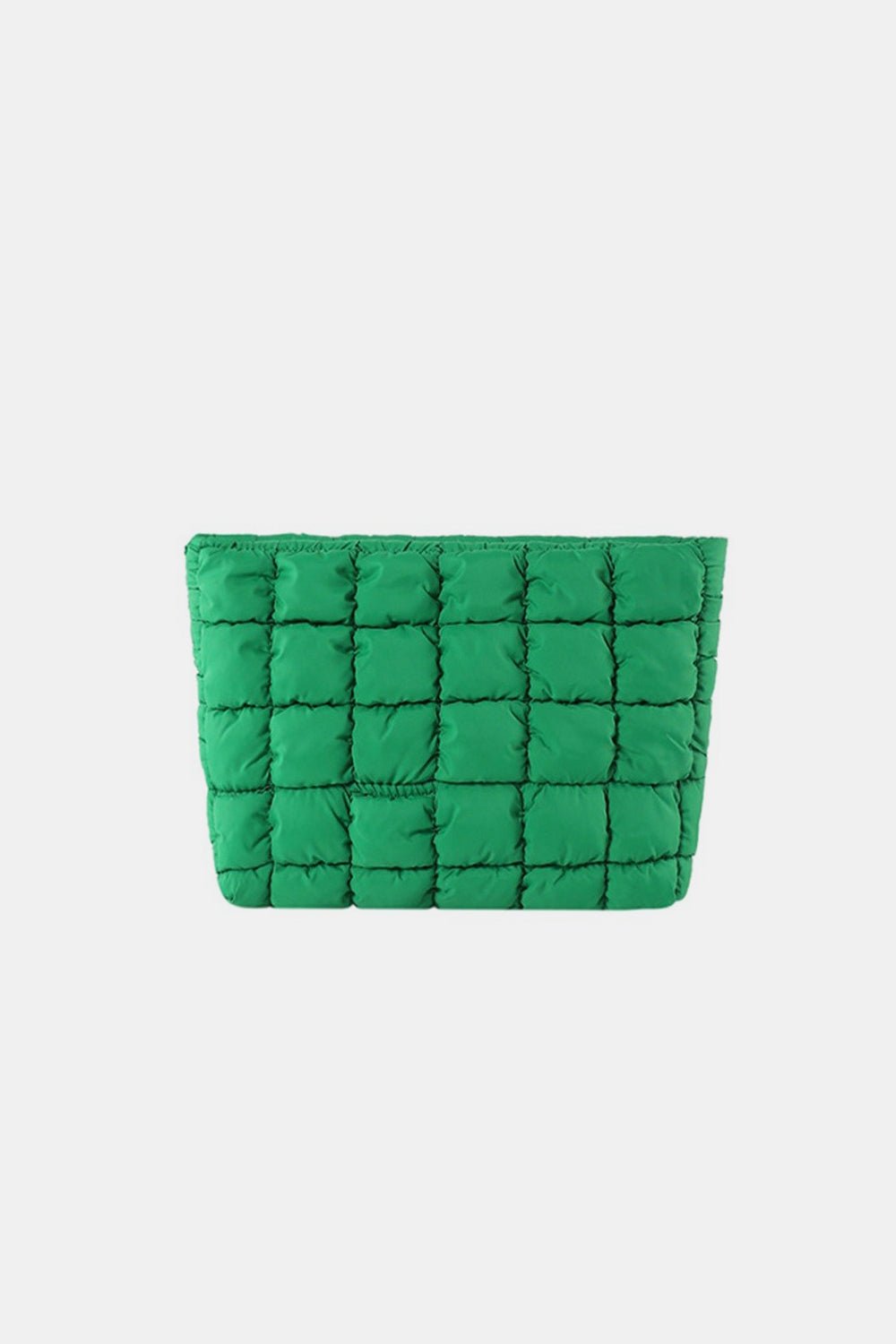 Quilted Puffy Zipper Clutch Bag - Global Village Kailua Boutique