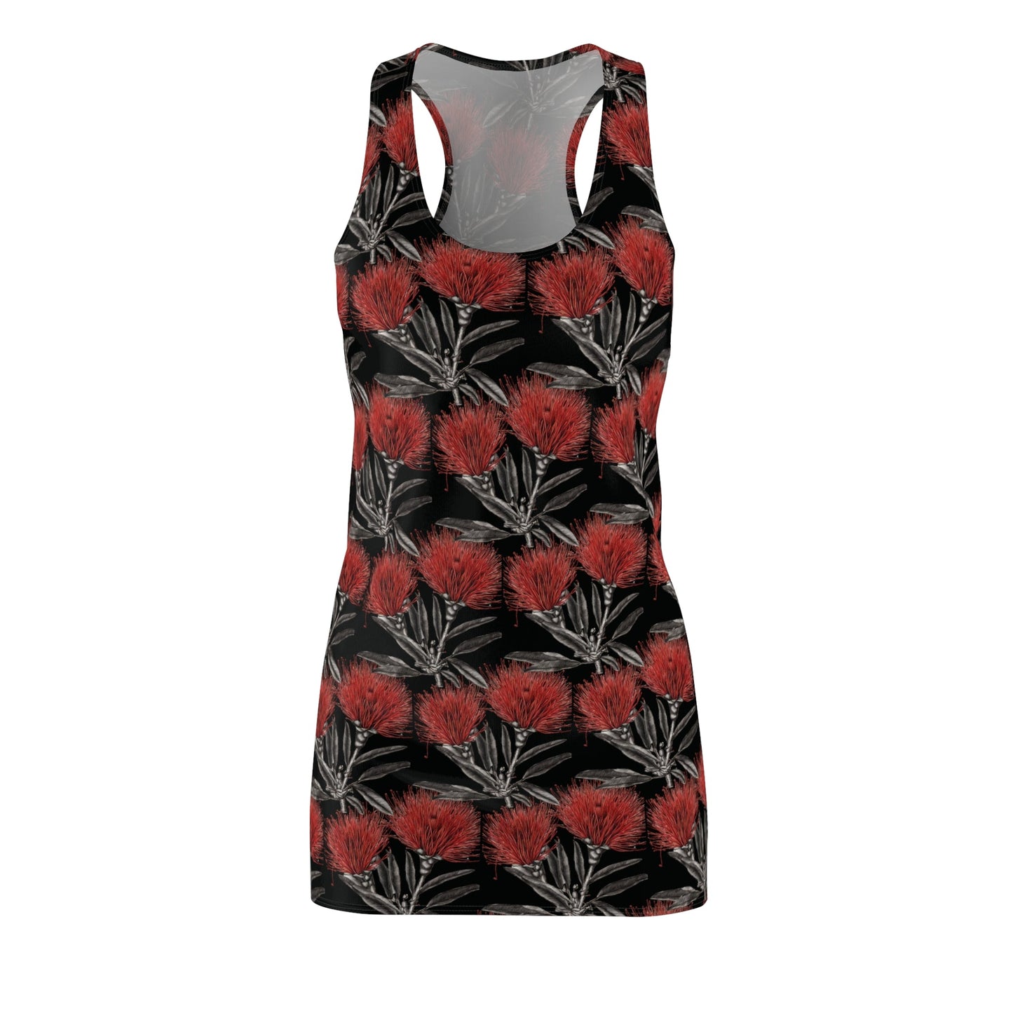 Racerback Dress ʻŌhiʻa Lehua - Global Village Kailua Boutique