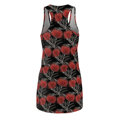 Racerback Dress ʻŌhiʻa Lehua - Global Village Kailua Boutique