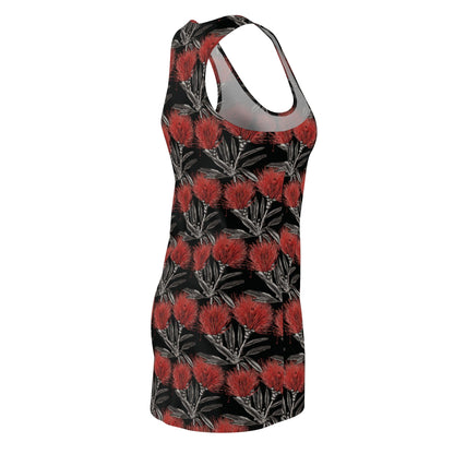 Racerback Dress ʻŌhiʻa Lehua - Global Village Kailua Boutique