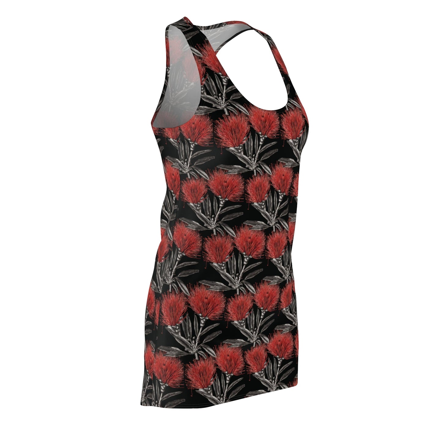 Racerback Dress ʻŌhiʻa Lehua - Global Village Kailua Boutique