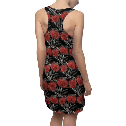 Racerback Dress ʻŌhiʻa Lehua - Global Village Kailua Boutique