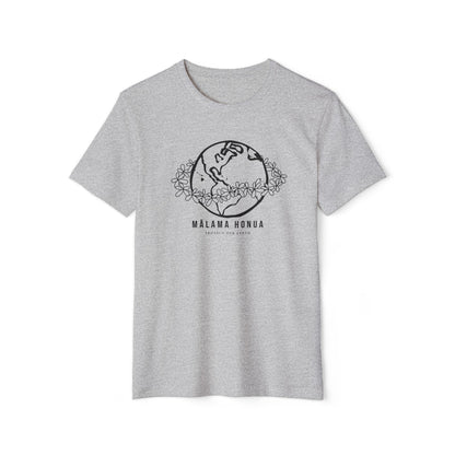 Recycled Organic T-Shirt Mālama Honua - Global Village Kailua Boutique