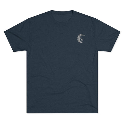 Ride the Wave Graphic T-Shirt Triblend Vintage Navy