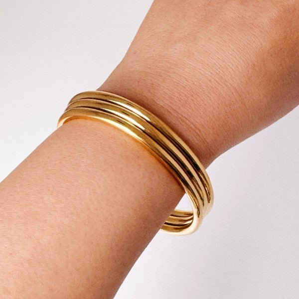 So Chic Open Bangle - Global Village Kailua Boutique