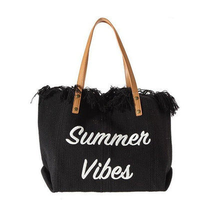 Summer Vibes Tote Handbag Purse Beach Totes - Global Village Kailua Boutique