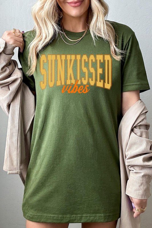 Sunkissed Vibes Graphic T Shirts - Global Village Kailua Boutique