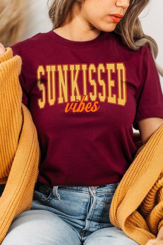 Sunkissed Vibes Graphic T Shirts - Global Village Kailua Boutique