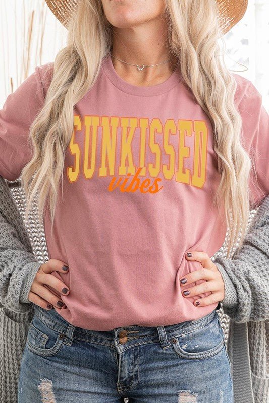 Sunkissed Vibes Graphic T Shirts - Global Village Kailua Boutique