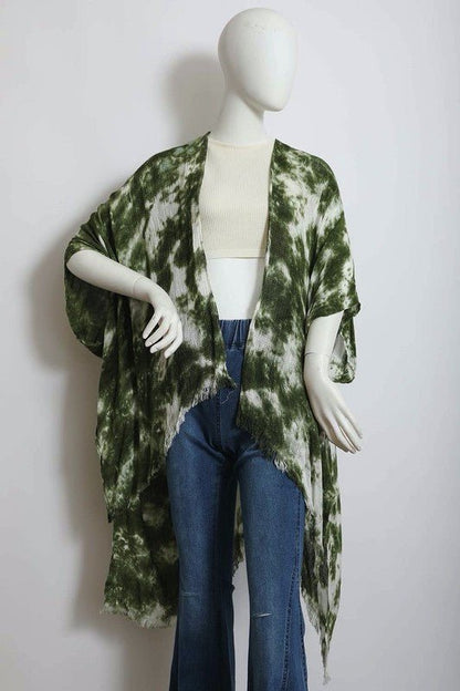 Tie Dye Kimono - Global Village Kailua Boutique