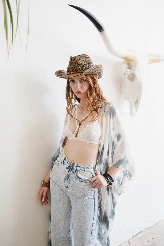 Tie Dye Kimono - Global Village Kailua Boutique