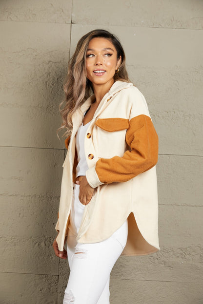 Two Tone Fleece Jacket - Global Village Kailua Boutique