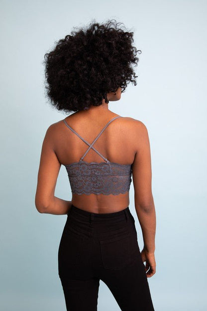 Wide Lace Bandeau - Global Village Kailua Boutique