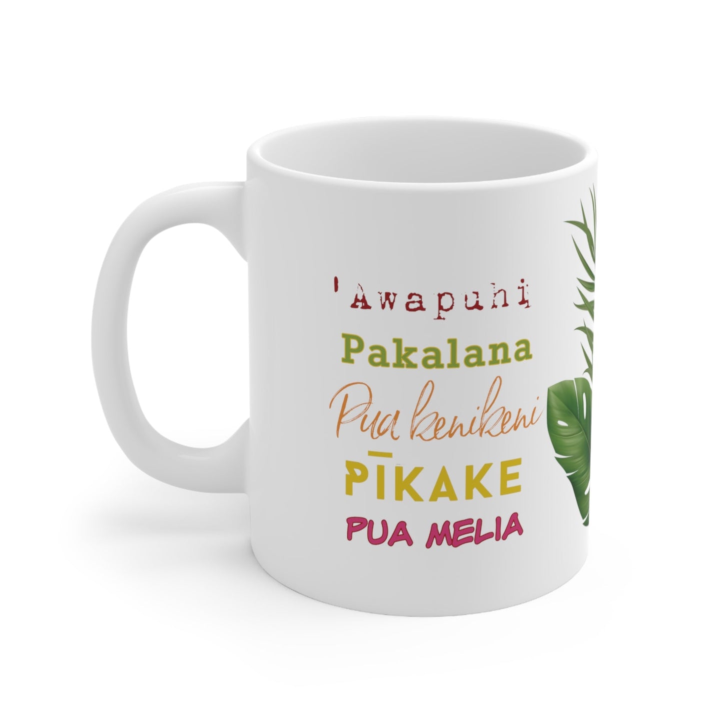 11oz Mug Favorite Flowers - Global Village Kailua Boutique