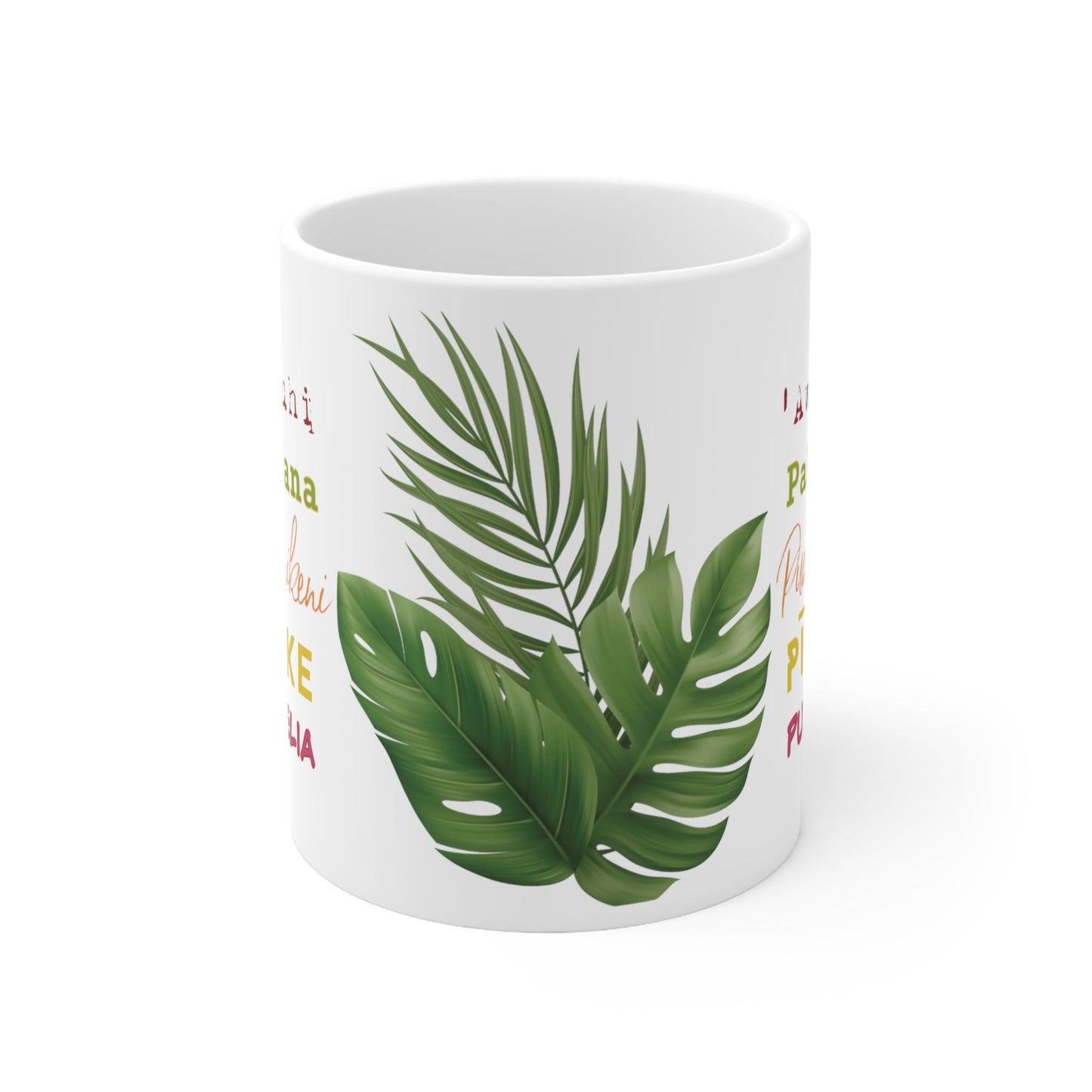 11oz Mug Favorite Flowers - Global Village Kailua Boutique