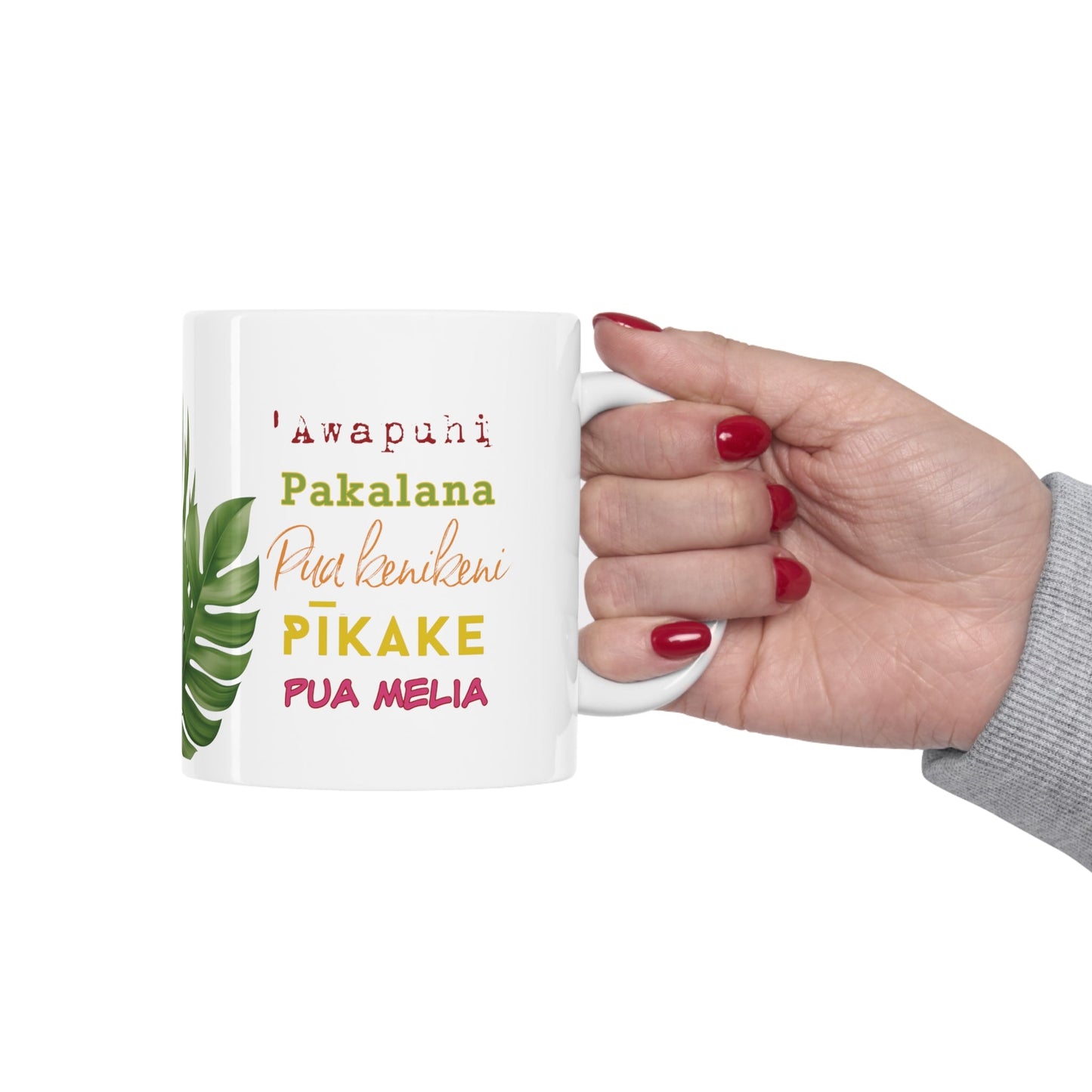 11oz Mug Favorite Flowers - Global Village Kailua Boutique