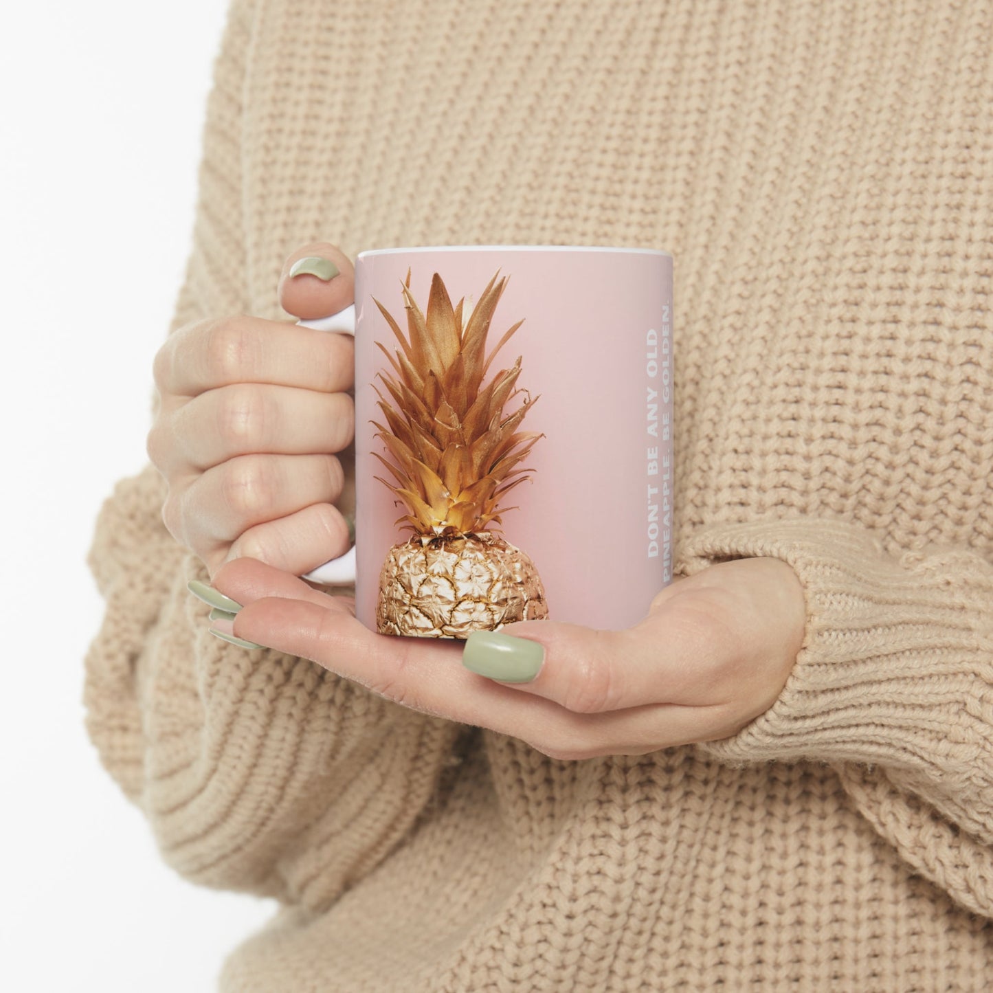 11oz Mug Golden Pineapple - Global Village Kailua Boutique