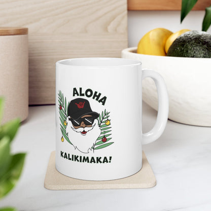 11oz Mug Santa - Global Village Kailua Boutique